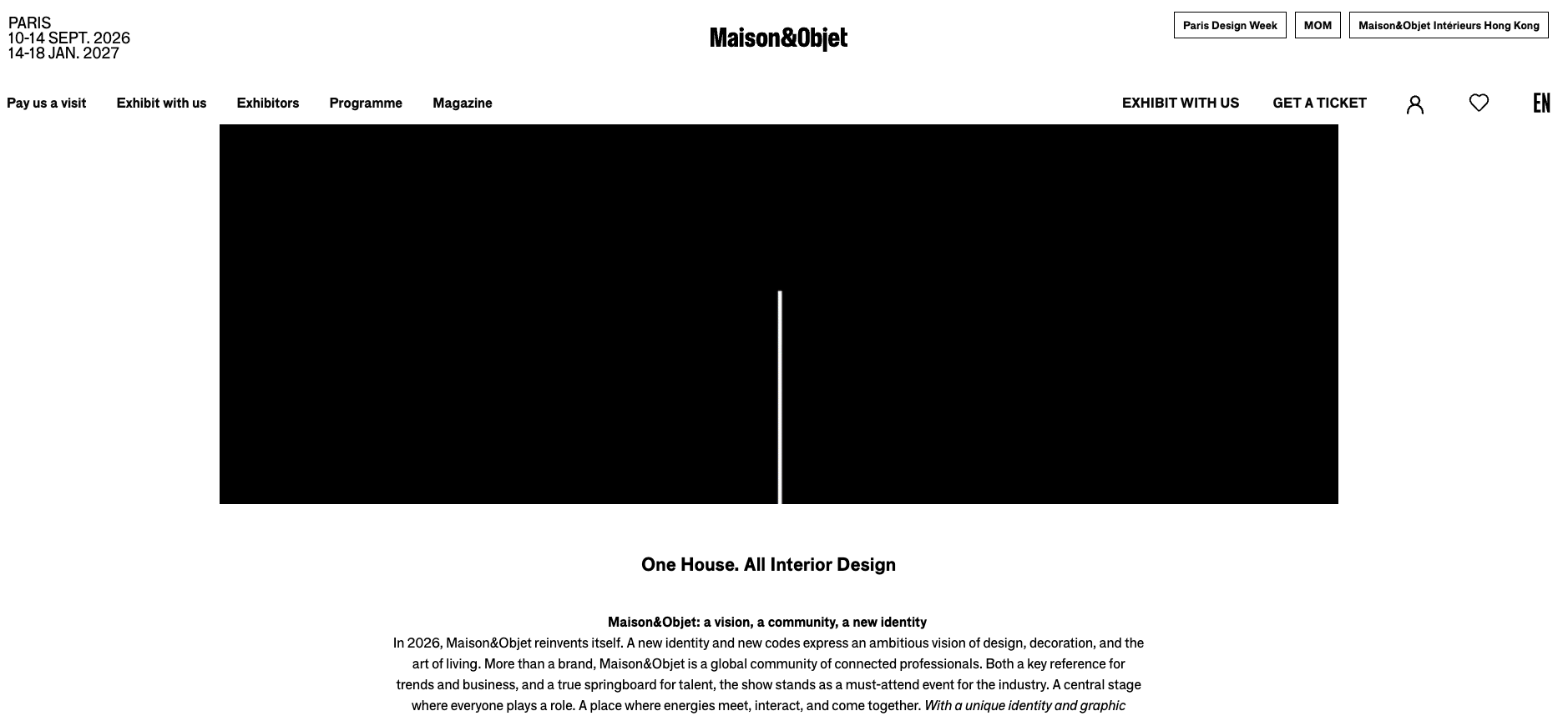 Maison&Objet Paris (Autumn)